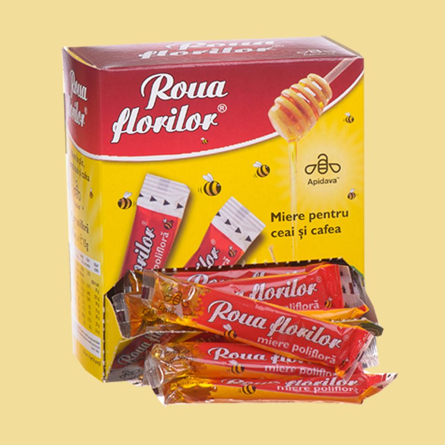 Miere pliculete Roua Florilor de la Apidava